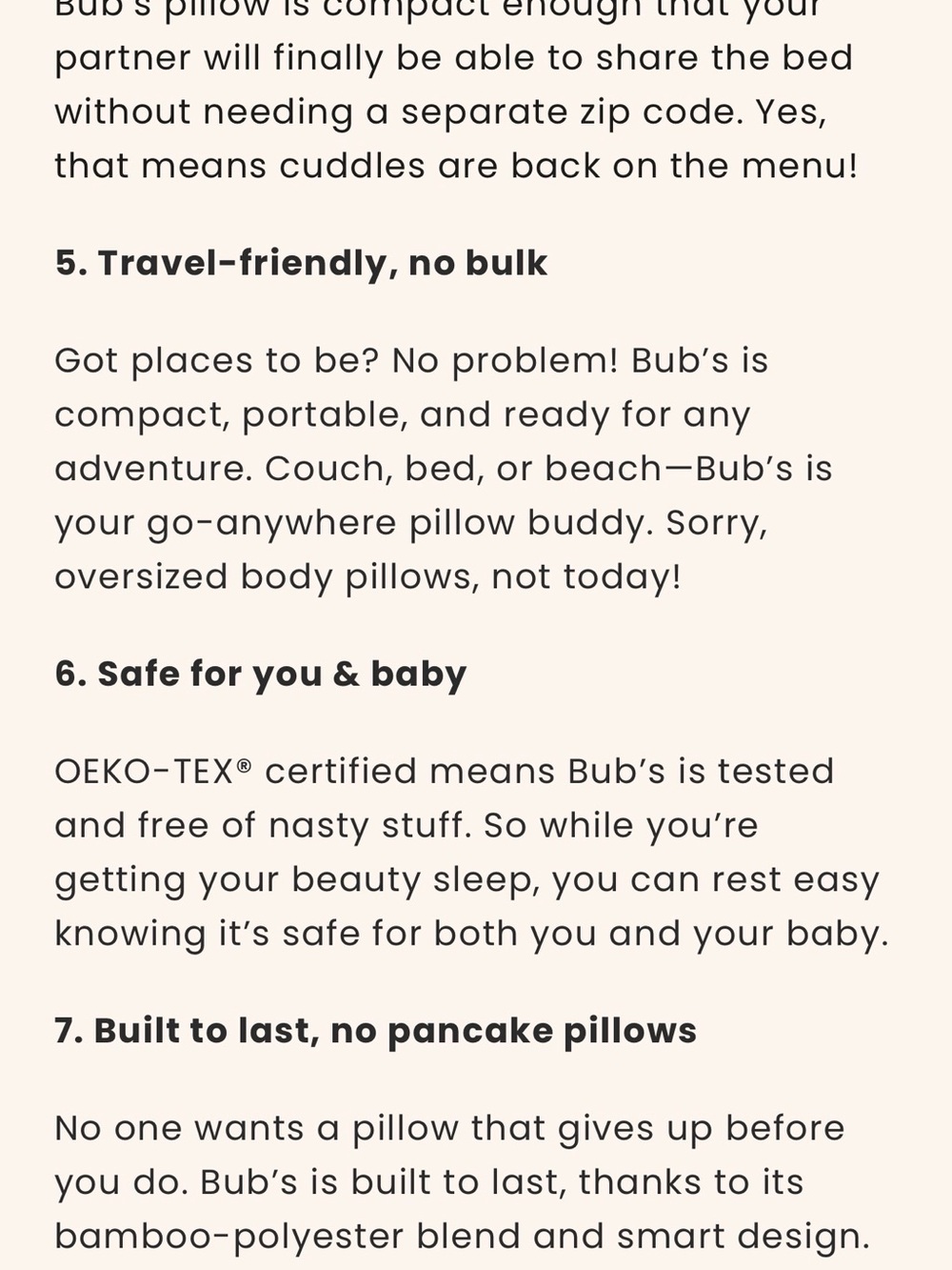 Babybub Pregnancy Pillow - Picture 9 of 9